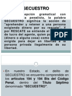 Elementos Del Tipo Penal Secuestro