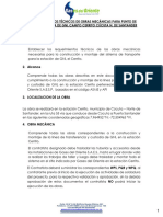 5.1. Anexo Técnico Obras Mecánicas