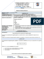 Proyecto Humanístico 2 Matemática Bgu