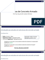 Estruturas de Concreto Armado: Prof. Esp. Eng. Aurelio Caetano Feliciano