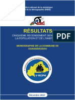 Monographie de Ouagadougou - 5e RGPH - 0