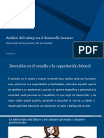 Análisis Del Trabajo en El Desarrollo Humano