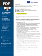 DR - Fazal Dayan Resume