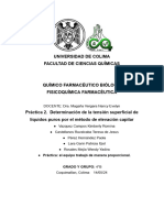 Reporte 2. - Tensión Superficial