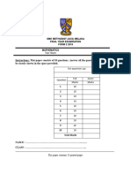 Final Year Exam Math Form 2