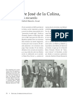 De José de La Colina, Un Recuerdo