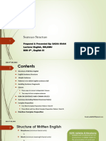 Grammer & Structure BSN 4th