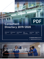 Princess Grace Hospital Consultant Directory 2019 2020