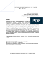 Avaliação Nutricional em Crianças de 0 A 10