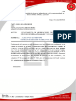 Cartas 15 Levantamiento Observaciones Cronograma Reprogramado