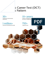 DCT - Syllabus & Pattern