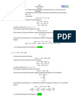 Actividad de Repaso. Criterio de La 2a Derivada - Solución