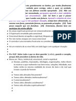 As Coisas Espirituais Precisam Ser Emocionalmente Saudáveis