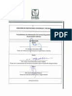 Procedimiento de Alimentacion 2023