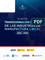 Diagramacion Plan de Transformacion Digital de Las Industrias de Manufactura Local 6.4