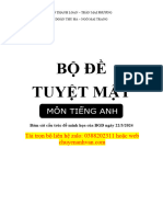 BỘ ĐỀ TUYỆT MẬT MÔN TIẾNG ANH NĂM 2024 Có Lời Giải Chi Tiết (Demo)