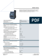 3RV20110AA15 Datasheet Es