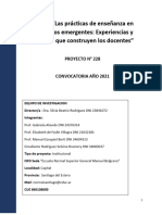 INFORME FINAL DEL PROYECTO DE INVESTIGACION N°228 Esc. Normal Gral Manuel Belgrano