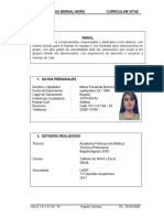 Mi Hoja de Vida Actualizada Maria Fernanda 2021