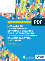 Más Allá de Las Fronteras: Estigmas y Desafíos en La Integración de Las Mujeres Migrantes en América Latina y El Caribe