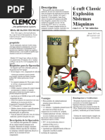 Hoja de Datos Tecnicos-Olla para SandBlast-CLEMCO