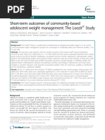 Short-Term Outcomes of Community-Based