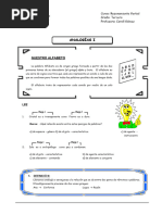 Analogías Ejercicios para Tercero de Secundaria