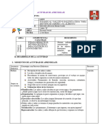 Actividad de Aprendizaje 22 de Mayo Exploramos Sabores en Frutas