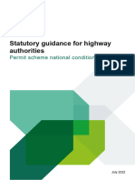 Highway Authority Permit Schemes Conditions July 2022