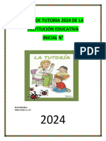 Plan de Tutoria - Inicial 2024