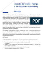 Parte 4 - Concentração de Tensão - Fadiga.linhas de Goodman e Soderberg