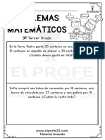 Cuadernillo de Problemas Matemáticos para Tercer Grado Elprofe20-1 Removed