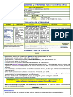 Comparamos Números de Tres Cifras