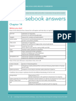 Coursebook Answers Chapter 14 Asal Biology