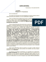 CARTA NOTARIAL Alfonso Cuevas