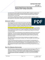 Instruction Sheet IST-087-1 900/910 Rapid Pressure Rise Relay Installation and Testing Instructions B