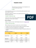 Use of Passive