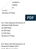 Himachal GK Question 2024