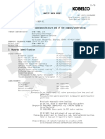 MSDS Kobelco Screw Oil