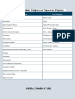 JEE Main Important Chapters