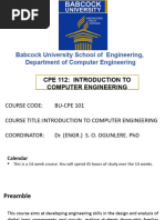 Cpe 112 - Intro To Computer Engineering