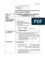 1.7 Post Activity Report Template - 1stSemBAD