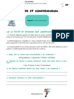 Fiche 1 - Lecture Et Compreì Hension - CP