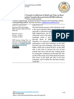 Analysis of Heat Transfer Coefficient of Shell and Tube On Heat Exchanger Using Heat Transfer Research Inch (HTRI) Software