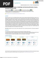 Impact of Design Variables On Hydrologic and Thermal Performance of Green