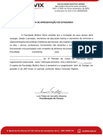 Documentos - Carta de Apresentação e Aceite de Estágio - MKT Digital