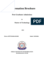 Admission Broucher Admission Form MTech 2024 1005