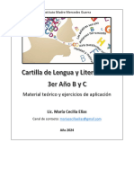 Cartilla de Lengua y Literatura I - 3er Año - 2024