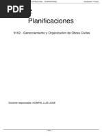 Planificaciones: 9102 - Gerenciamiento y Organización de Obras Civiles