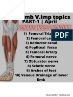 LOWER LIMB ANATOMY L Johari MBBS